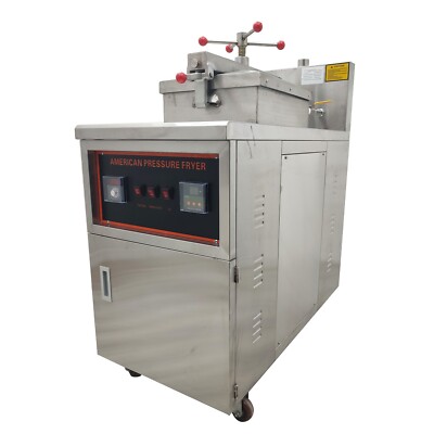 110V CNC High Pressure Fried Chicken Commercial Chicken Frying Machine Gas Press