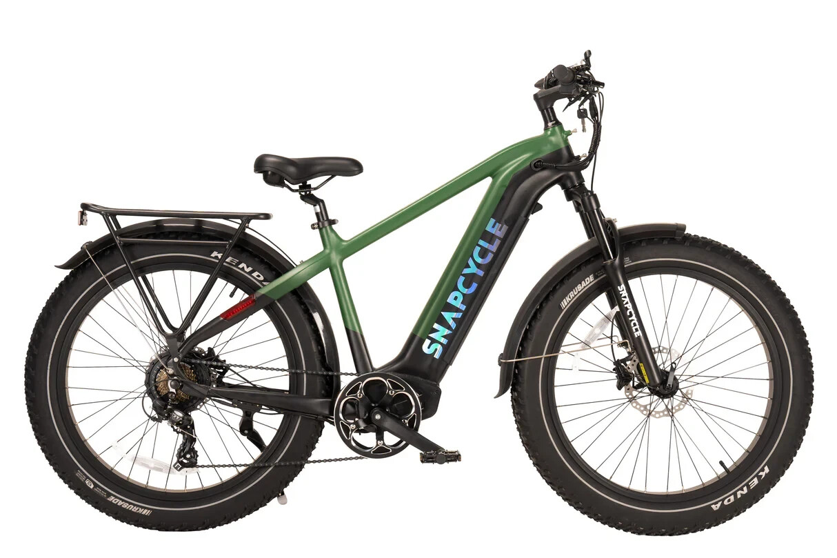 26in 750W Electric Mountain Bike 7-Speed Snow Ebike 60 Mile Range