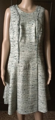 Max Mara Woman Stylish Dress, Light-Green Color, Size IT 48 OF 44 US 12GB 16
