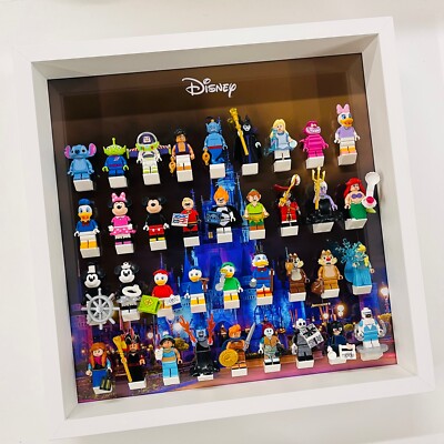 Großer Vitrinenrahmen für LEGO  Disney Serie 1 & 2 Minifiguren 37 cm