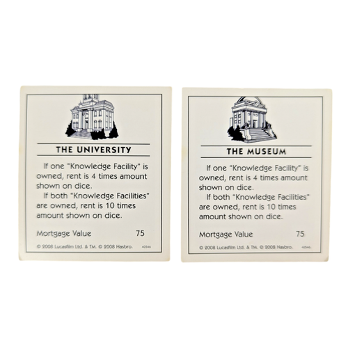 Monopoly Indiana Jones Replacement Pieces - YOU CHOOSE - Picture 14 of 37