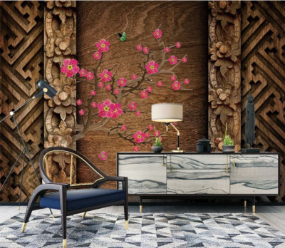 3D Brown Background ZHUA2791 Wallpaper Wall Murals Removable Self-adhesive Ann