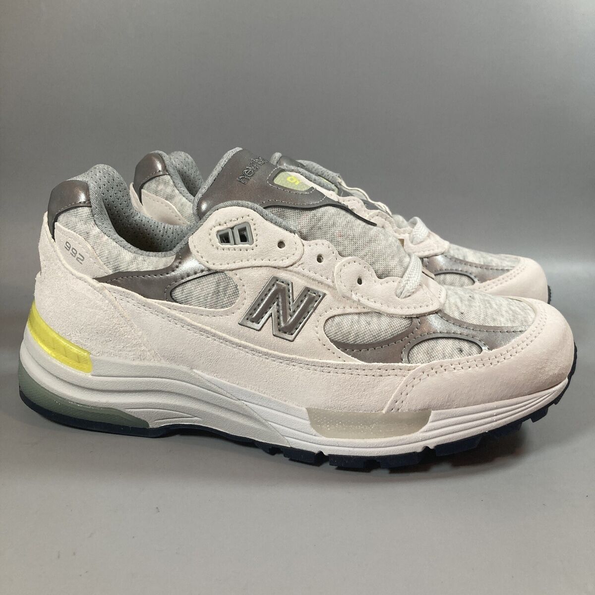New Balance 992 Grey Made In USA White Cyclone Size 7.5 New Balance 992 Grey Made In USA White Cyclone Size 7.5
