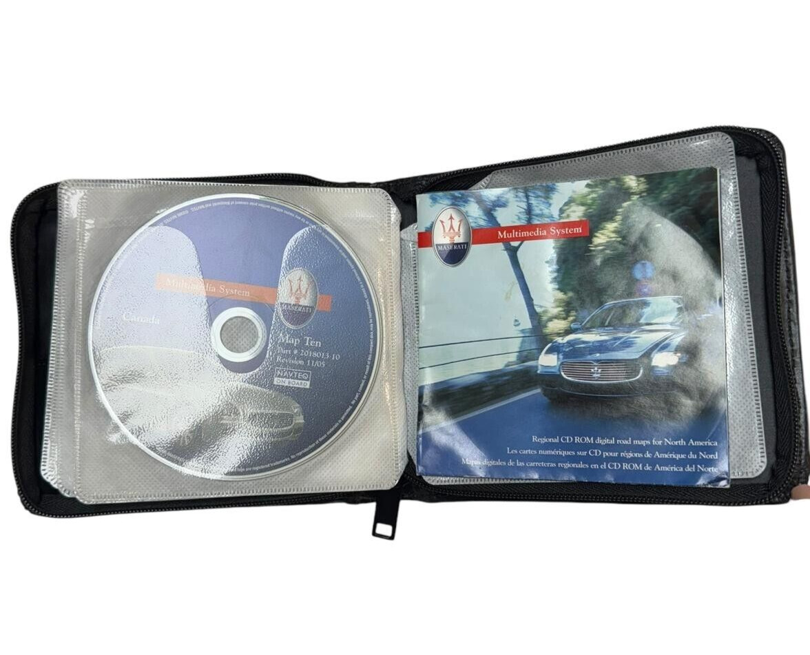 2014 MASERATI QUATTROPORTE MULTIMEDIA SYSTEM NAVIGATION CD DISC W/CASE OEM