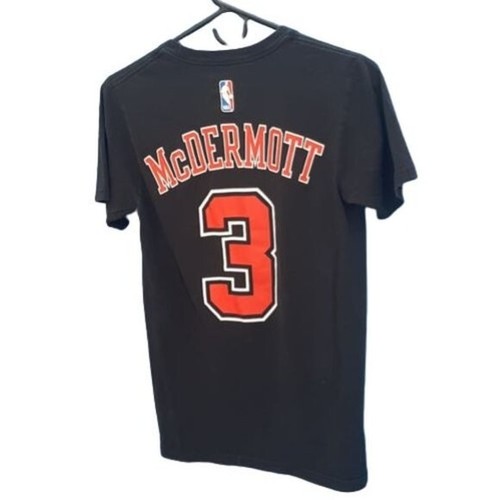Adidas Youth Unisex T-Shirt Chicago McDermott 3 NBA Size S - Picture 2 of 4
