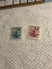 Bohemia and Moravia, Scott # B13-B14-MNH