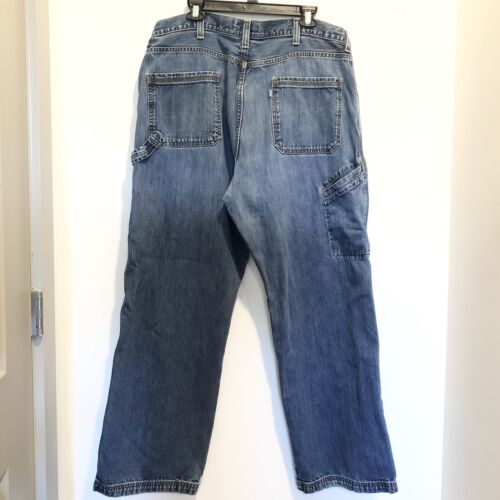 Vintage Levi's Silvertab Carpenter Jeans Straight Relaxed Baggy 38x30