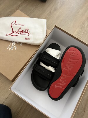 Christian Louboutin New Daddy Pool Spike Sandals Shoes