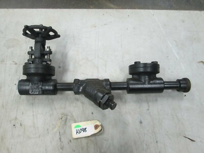 1/2'' Pipe Fabrication 1/2'' S/W Gate Valve W/Strainer and Check Valve (New)