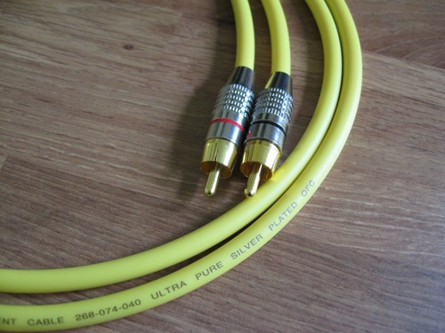 Van Damme RCA CABLE PAIR Silver Plated OFC - PRO GRADE multi listing - Picture 25 of 41