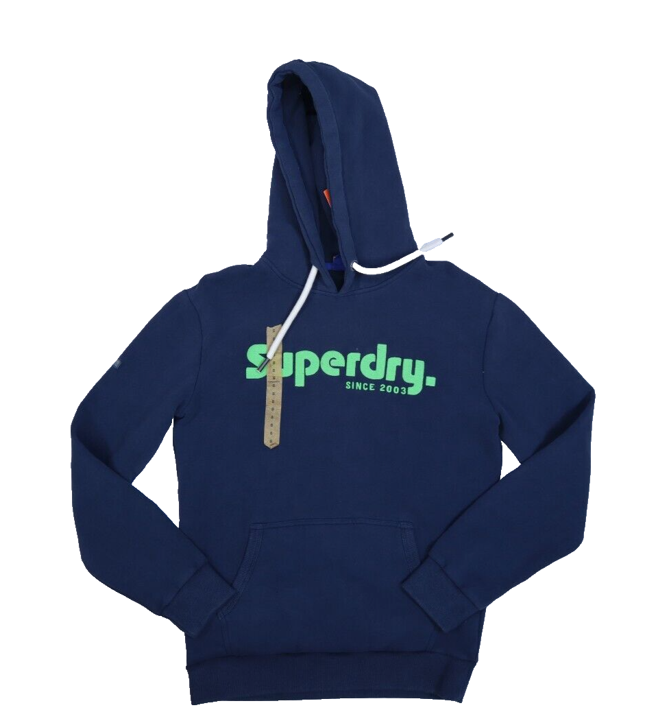 Superdry Vintage Terrain Classic Hoodie Navy Blue Pullover