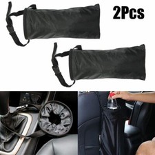 2x Car Trash Bag Can Wastebasket Litter Garbage Keeper Back Seat Hang Organizer