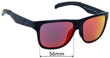 SFx Replacement Sunglass Lenses fits Smith Lowdown - 56mm Wide