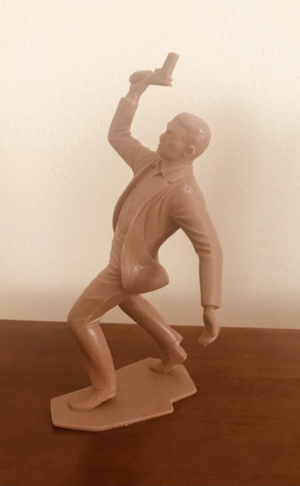 Boneco de ação vintage 1966 The Man from Uncle Brown brinquedo Marx nº 2 - Imagem 4 de 4