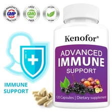Advanced Immune Support w/ Black Elderberry & Camu Camu - Immune Supplement