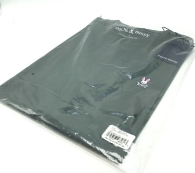 NEW* Men Psycho Bunny CLASSIC CREW NECK TEE URBAN CHIC GRAY