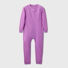 Cat Jack Toddler Adaptive Pajama Jumpsuit 3T Purple Bodysuit Sleepwear Zipper