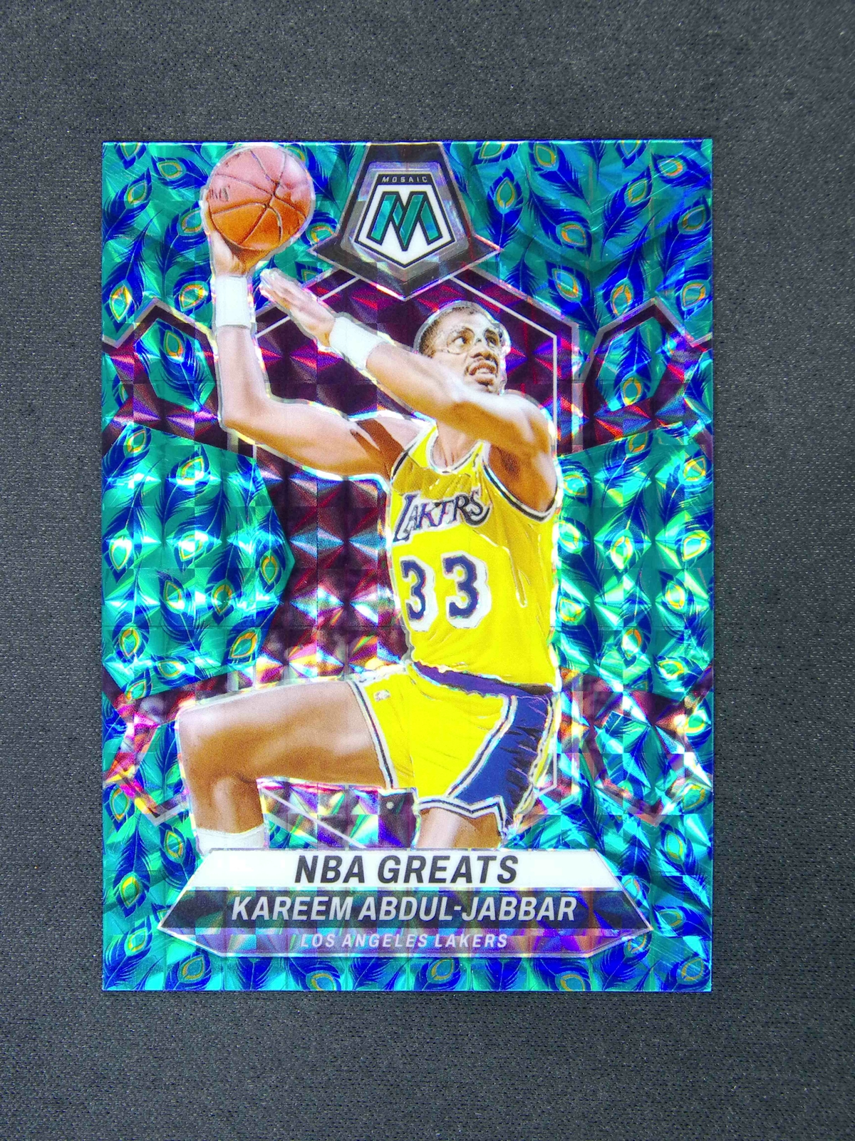 2023-24 Panini Mosaic Kareem Abdul-Jabbar #299 NBA Greats Peacock SSP EBay 1/1