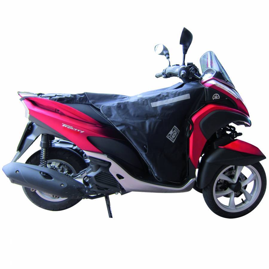 Tablier couvre-jambe Tucano pour rouler au chaud en ville sur MBK Tryptik 125 et Tricity
