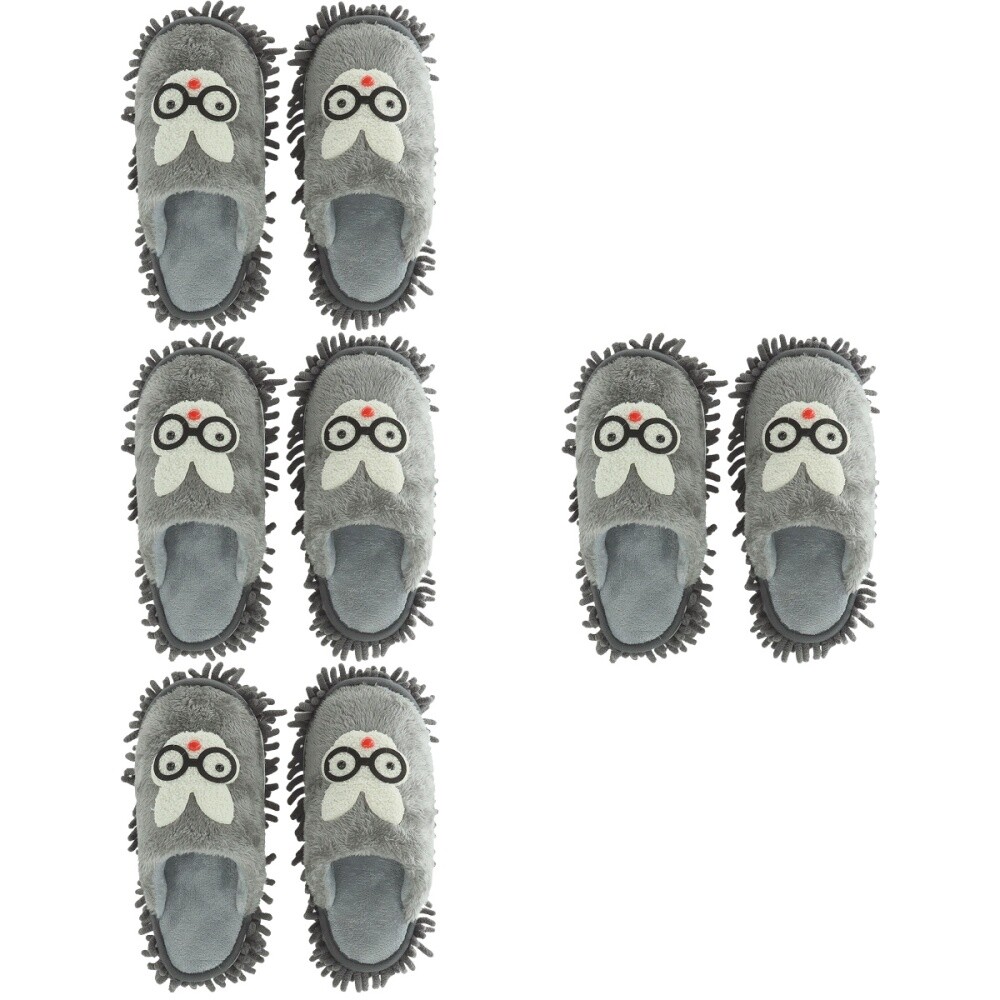 APL 4 Paia Pantofole Pulizia Uomo Donna Spazzare Ciabatte Per Pavimento