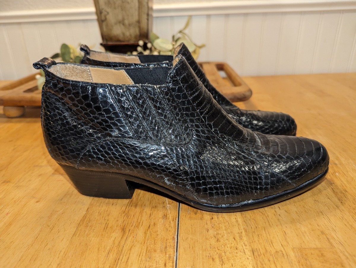 Giorgio Brutini Genuine Snake Skin Shoes. Size 10. Great condition. Giorgio Brutini Private Collection Green Snakeskin Loafers  main image 3