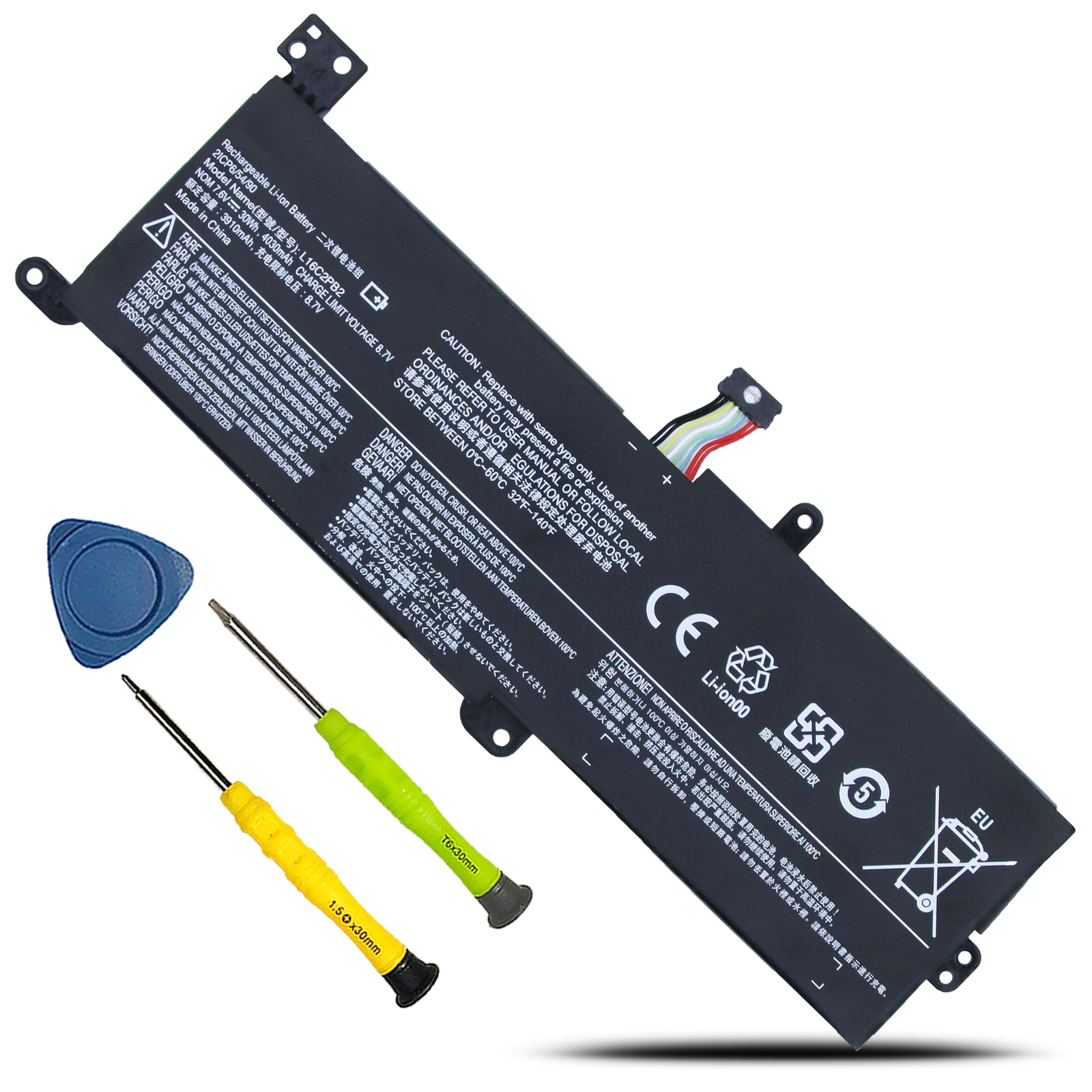 BOWEIRUI L16C2PB2 L16M2PB1 Laptop Battery Replacement for Lenovo IdeaPad 330 ...
