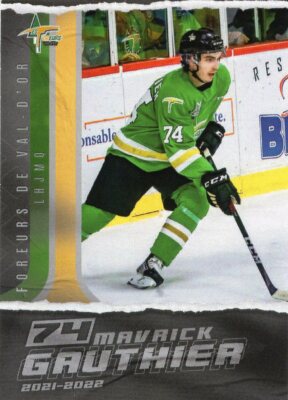 Mavrick Gauthier 2021-22 Val d'Or Foreurs