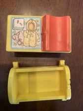 Vintage Fisher Price 1972 Furniture Lot Of 2 Rocker