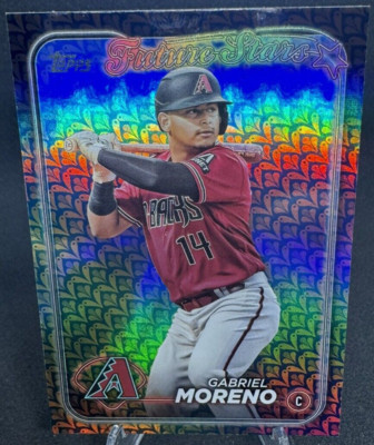 2024 Topps Series 1 Gabriel Moreno Future Stars Easter Foil Parallel #268 Dbacks