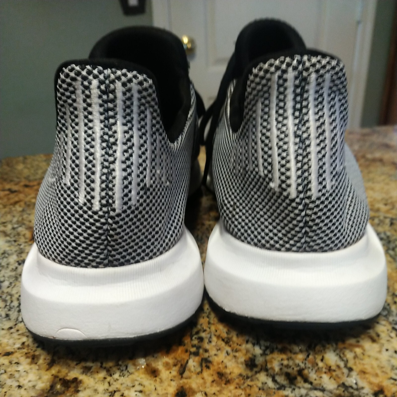 Size 13 - adidas Swift Run Core Black Cloud White for sale online 