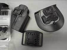 BLACKHAWK holster SERPA CQC TAURUS 24/7 RH Black Paddle & Belt Slide New