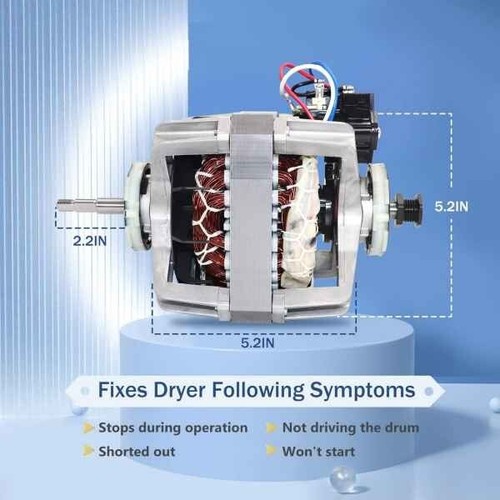 DC31-00055G DC31-00055D DC31-00055H OEM Dryer Motor Compatible with Samsung & Ke - Picture 6 of 7