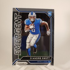 2020 Prizm Emergent Rookie Dandre Swift Rookie Detroit Lions #18