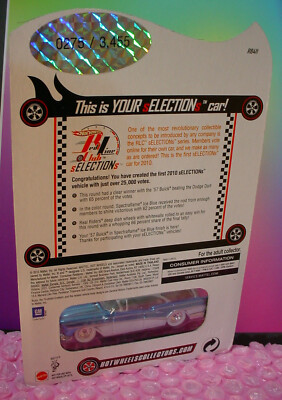 Hot Wheels 2010 RLC Buick 57 – Édition Limitée 3455 Exemplaires, Loose Sans Boîte (A01)