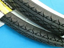 Schwinn Style 26" x 2" x 1-3/4" Goodyear Tread Bicycle Tires S-7 Rims - Pair