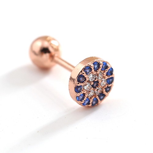 Gem Crystal Ear Cartilage Helix Ring Bar Stud Ear Cuff Climber Piercing Earring - Picture 98 of 268