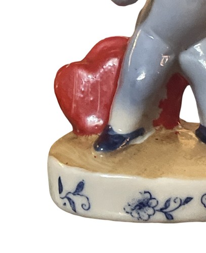 Vintage Kelvins Valentine Porcelain Hand Painted Pixie Elf Figurine - Picture 12 of 14