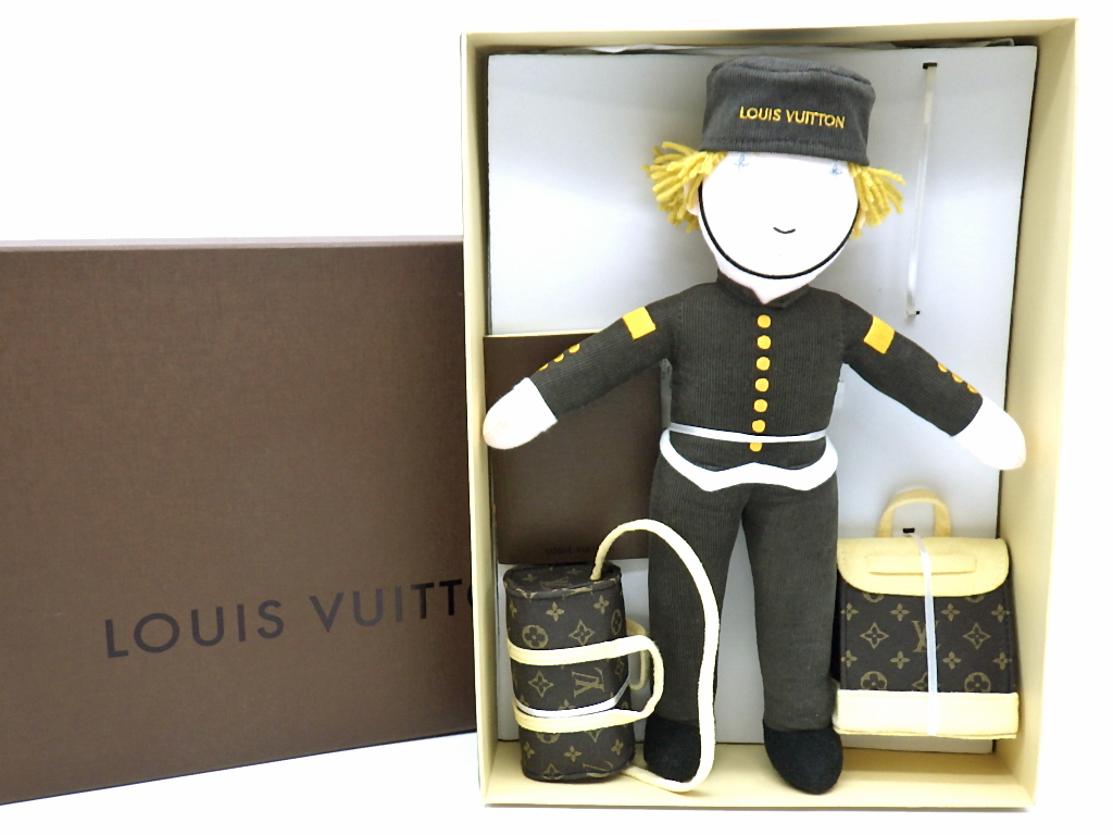 LOUIS VUITTON Bellboy Groom Plush Doll Christmas VIP Gift Novelty