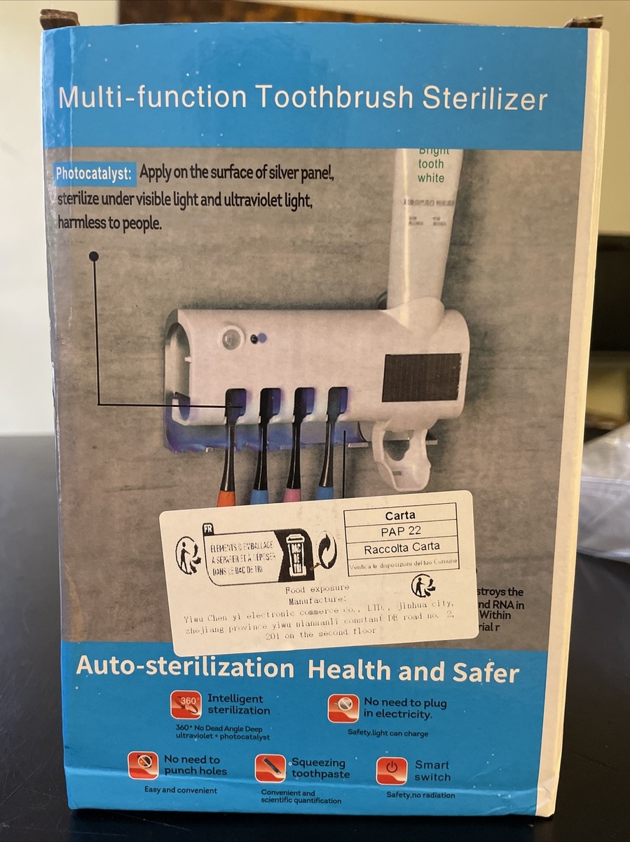 Multi-function Toothbrush Sterilizer Uv Sterilization, Smart