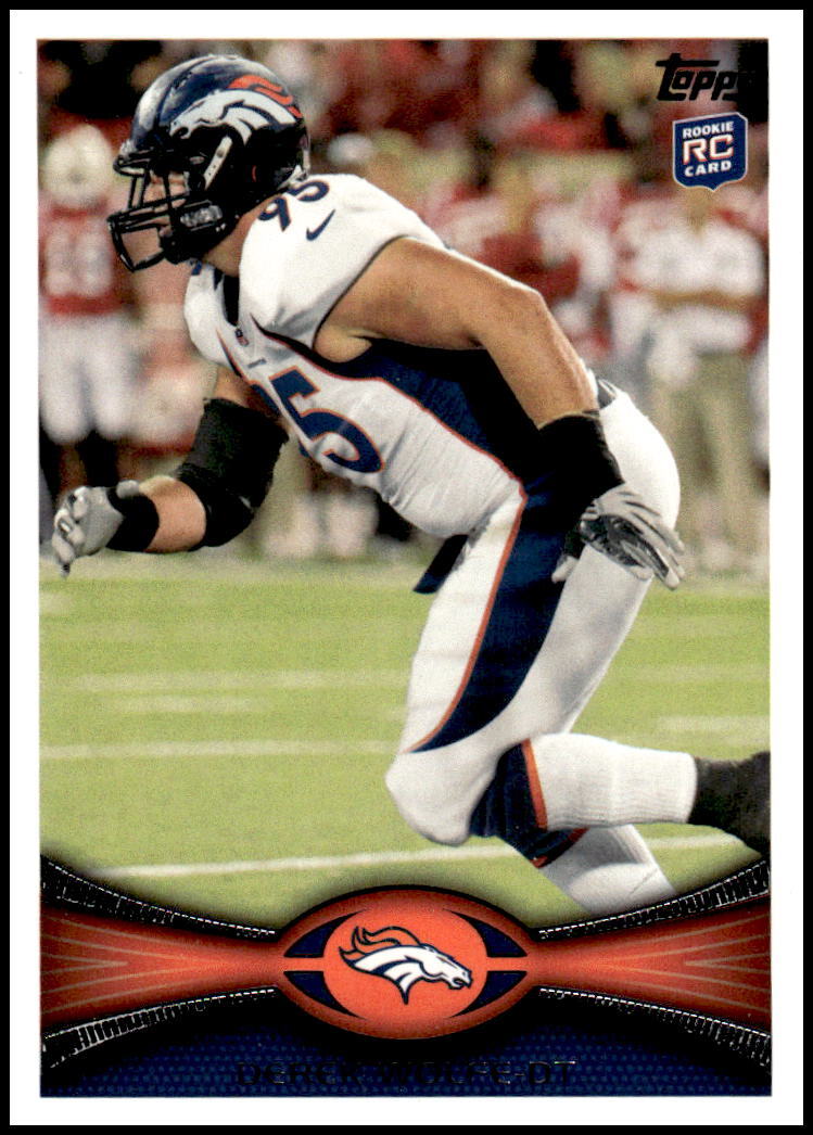 2012 Topps #419 Derek Wolfe RC Rookie Card