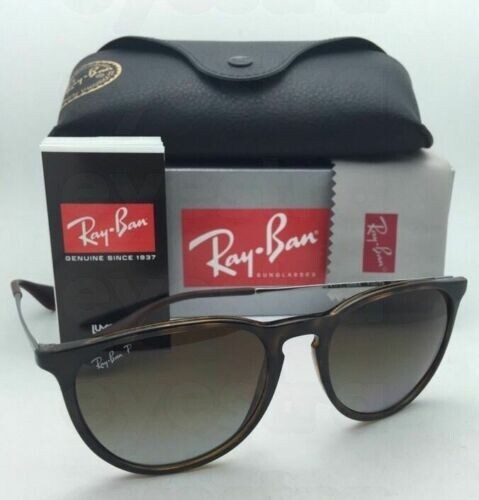 Ray-Ban Erika Polarised Sunglasses Tortoise Brown Gradient RB4171 865/T5 54mm - Picture 1 of 9