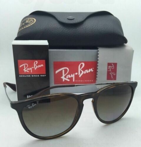 Ray-Ban Erika Polarised Sunglasses RB4171 710/T5 54mm Tortoise Brown Gradient - Picture 1 of 9