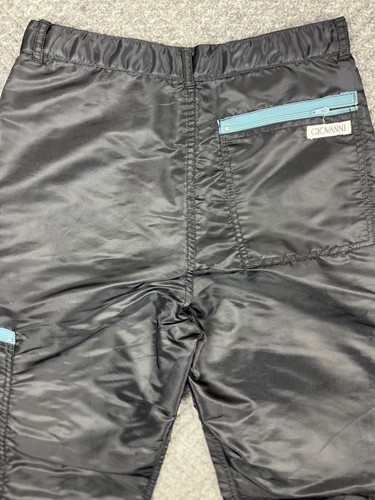 Pantalones De Colección Giovanni Paracaídas Adulto 26x32 Negro Militar Hip Hop Cremallera Nuevos Con Etiquetas - Imagen 16 de 17