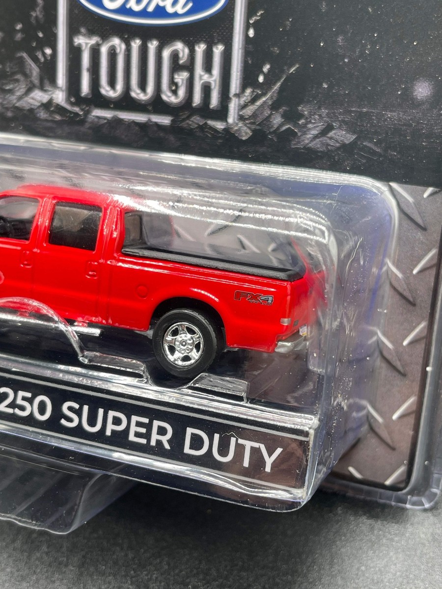 Johnny Lightning Ford F-250 2004 Con Rimorchio – 1/64 Diecast Verde – JLCP7086