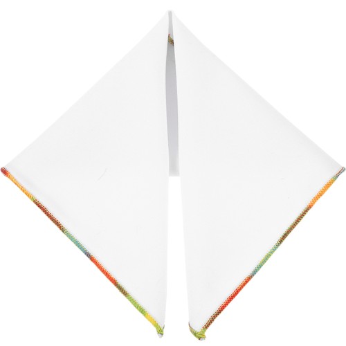 White Pocket Towel Handkerchief for Men's Handkerchiefs Miss Bridegroom Square - Bild 3 von 12