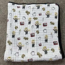 Little Unicorn Boss Baby Cotton Muslin Baby Blanket Quilt Lovey 40x40 Dreamworks