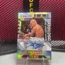 2025 Panini Contenders PFL 1st Edition Tito Ortiz Auto /35 Gold BOXING UFC/MMA