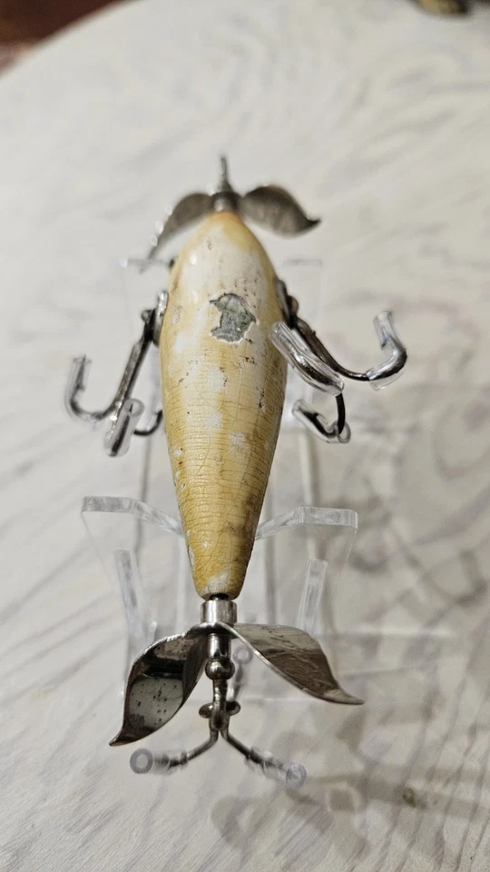 Nariz de pendiente más alta Heddon 100 GCB vintage. Accesorios marcados, hardware para tazas, 8 oz. Foto 4 de 4