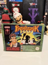 Prehistorik Man SNES Super Nintendo Boxed Complete EUR English 