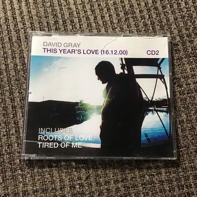 DAVID GRAY THIS YEAR S LOVE (16.12.00) OOP 2001 IMPORT CD SINGLE 3TRX
